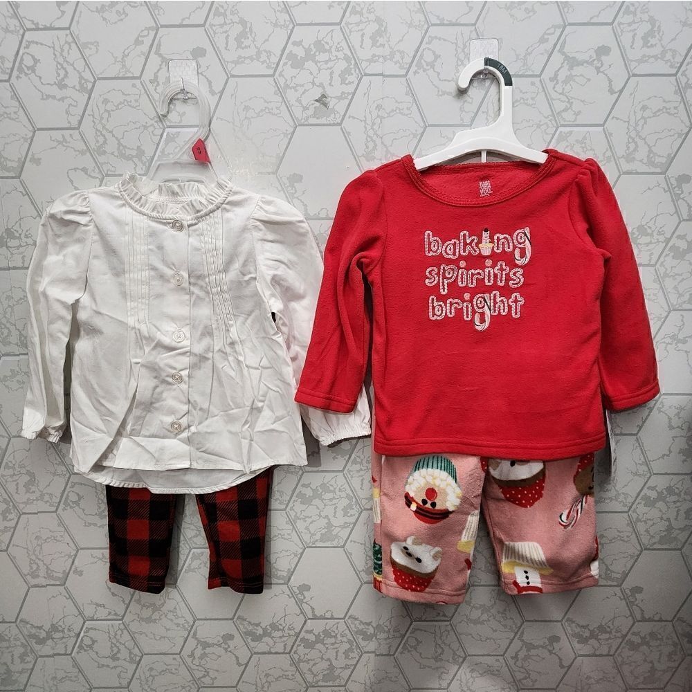 New Baby Girl Christmas Holiday Clothes Bundle